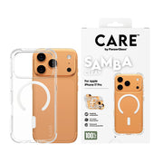 PanzerGlass CARE by Samba Case Transparent w. White MagSafe iPhone 17 Pro
