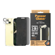 PanzerGlass 3-in-1 Privacy Bundle iPhone 15 Plus Genomskinligt skärmskydd Apple