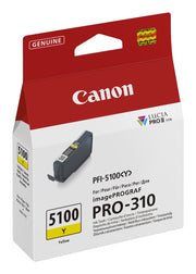 Canon PFI-5100 Y bläckpatroner Original Gul