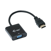 i-tec HDMI2VGAADA videokabeladapter 0,15 m HDMI VGA Svart