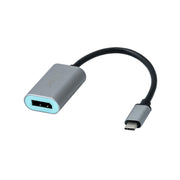 i-tec Metal C31METALDP60HZ videokabeladapter 0,15 m USB Type-C Display Port Grå