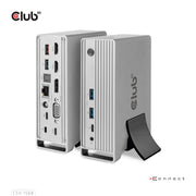 CLUB3D CSV-1568 dockningsstationer för bärbara datorer Dockning USB 3.2 Gen 2 (3.1