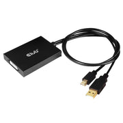 CLUB3D cac-1130 0,6 m MiniDP/USB-A DVI-D Svart