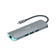 i-tec Metal C31NANODOCKLANPD dockningsstationer för bärbara datorer Kabel USB 3.2