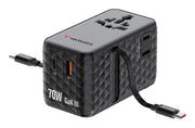 Verbatim Charge 'n' Travel 70W Universal Svart AC Snabb laddning inomhus