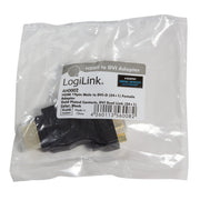 LogiLink AH0002 videokabeladapter HDMI Typ A (standard) DVI-D Svart