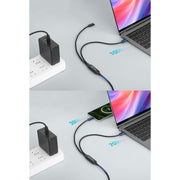 Manhattan 355810 USB-kablar 2 m USB C 2 x USB C 100 W Svart