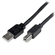 StarTech.com USB2HAB65AC USB-kablar USB 2.0 20 m USB A USB B 0,48 Gbit/s Svart
