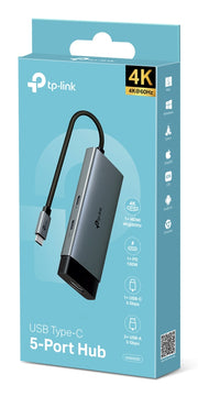 TP-Link UH5020C gränssnittshubbar USB Type-C 5000 Mbit/s Grå