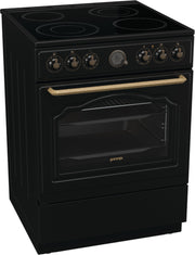 Gorenje GECS6B71CLB Fristående köksspis Elektrisk Keramisk Svart