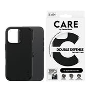 PanzerGlass CARE by Double Defense Case Black iPhone 16 Pro