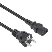 Manhattan 353908 strömkablar Svart 1 m CEE7/7 C13 coupler