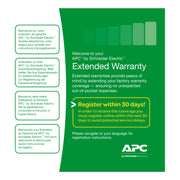 APC WBEXTWAR1YR-AC-03 garanti & supportförlängning 1 År