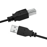 LogiLink CU0007B USB-kablar USB 2.0 2 m USB A USB B 0,48 Gbit/s Svart