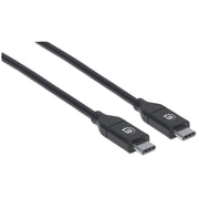 Manhattan 355247 USB-kablar USB 2.0 2 m USB C 0,48 Gbit/s Svart