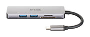 D-Link DUB-M530 dockningsstationer för bärbara datorer Kabel USB 3.2 Gen 1 (3.1 Gen
