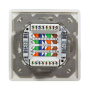 LogiLink NP0023 eluttag RJ-45 Metallisk