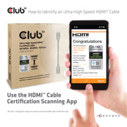 CLUB3D cac-1373 HDMI-kabel 3 m Svart