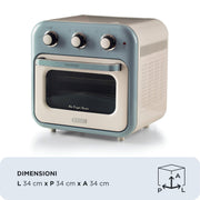 Ariete 4632/05 Single 16 l Fristående 1400 W Varmluftsfritös Ljusblå