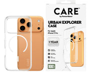 PanzerGlass CARE by Urban Explorer Case Transparent w. White MagSafe iPhone 17 Pro