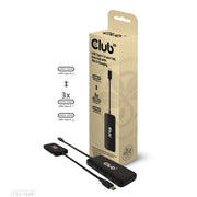 CLUB3D CSV-1548 gränssnittshubbar USB 3.2 Gen 1 (3.1 Gen 1) Type-C Svart