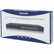 Intellinet 560559 nätverksswitchar hanterad Gigabit Ethernet (10/100/1000)