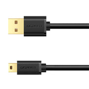 Ugreen 10355B USB-kablar USB 2.0 1 m USB A Mini-USB A Svart