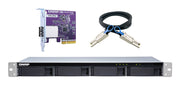 QNAP TL-R400S Hölje för lagringsenheter HDD- / SSD kabinett Svart