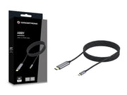 Conceptronic ABBY10G videokabeladapter 2 m USB Type-C HDMI Grå