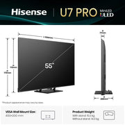 Hisense 55U7Q PRO - 4K