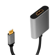 LogiLink CUA0103 kabelomvandlare (hane/hona) USB 3.2 Gen1 Type-C HDMI-A Svart