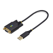 StarTech.com 1ft (30 cm) USB till Null Modem seriell adapterkabel