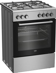 Beko FBE62130GXDN spis Fristående köksspis Elektrisk Gas Svart