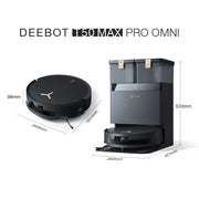 Ecovacs Deebot T50 Max Pro 0,3 l Svart