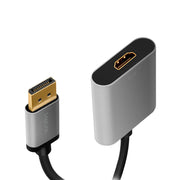 LogiLink CDA0108 videokabeladapter 0,15 m DisplayPort HDMI Svart