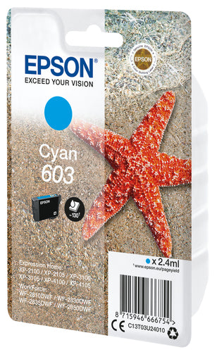 Epson Singlepack Cyan 603 Ink bläckpatron