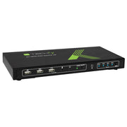 Techly 4x1 USB HDMI KVM Switch 4Kx2K IDATA KVM-HDMI4U KVM-switchar Svart