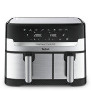 Tefal Dual Easy Fry & Grill EY905D Dubbel 8,3 l Fristående 2700 W Varmluftsfritös