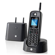 Motorola O201 DECT-telefon Namn och uppringnings-ID Svart
