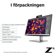 HP Z24mG3 QHD-konferensbildskärm - 23.8"