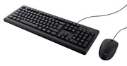 Trust Primo tangentbord Mus inkluderad Universal USB QWERTY Engelska (USA) Svart