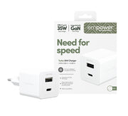 PanzerGlass empower by Turbo 35W Charger incl. USB-C + USB-A