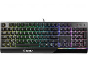 MSI Vigor GK30 tangentbord Spela USB QWERTZ tyska Svart