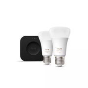 Philips Hue White och Color Ambiance Startpaket: 2 st E27 färgkompatibla smarta