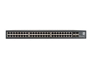 LevelOne GTU-5211 nätverksswitchar Ohanterad Gigabit Ethernet (10/100/1000) Svart