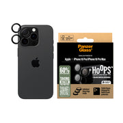 PanzerGlass Hoops Camera Lens Protector Black iPhone 16 Pro