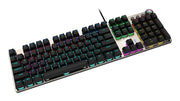 MSI FORGE GK310 RED DE tangentbord Spela USB QWERTY tyska Svart