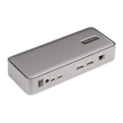 StarTech.com KVM-dockningsstation för dubbla bärbara datorer med USB-C