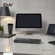 CLUB3D CSV-2540 dockningsstationer för bärbara datorer Dockning USB 3.2 Gen 1 (3.1