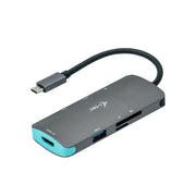 i-tec Metal C31NANODOCKPD dockningsstationer för bärbara datorer Kabel USB 3.2 Gen 1